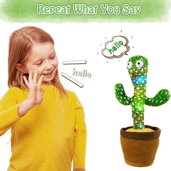 Dancing Cactus Toys Interactive Talking 3