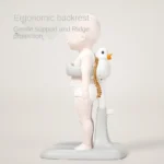 Portable Non-slip Duck Shaped Baby Bath Racks Shower Helper Handle Adjust Length Stand Themselves for Standing Toddler Shower 5
