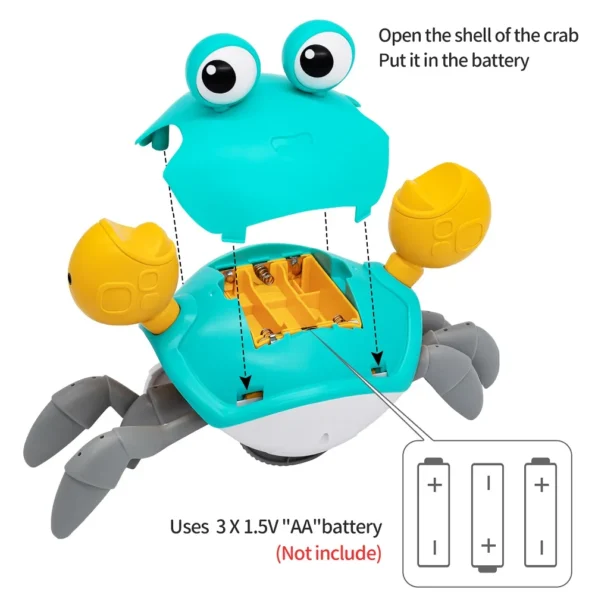 Dancing Crab Run Away Interactive Toy 6
