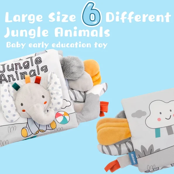 Soft Cloth Baby Books sensory 3