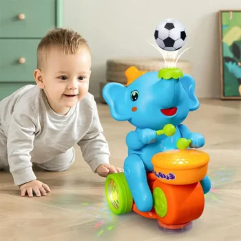 Drumming Circus Elephant Cute Toy 1