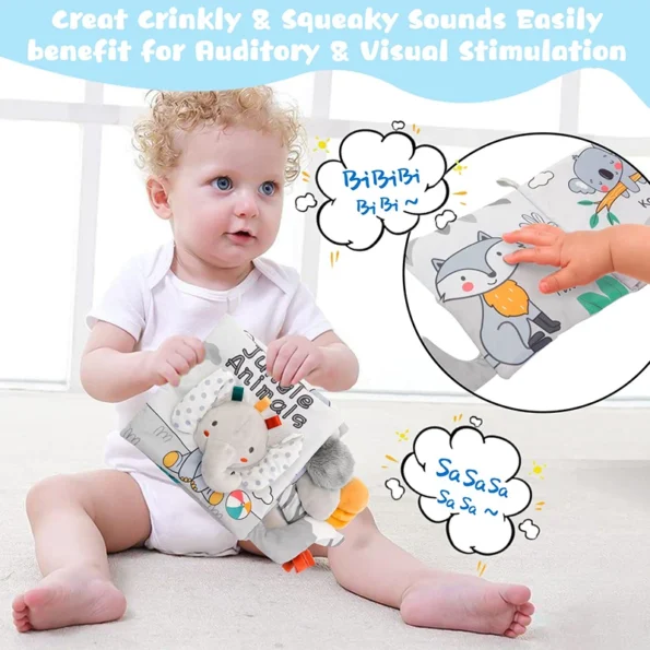 Soft Cloth Baby Books sensory 2