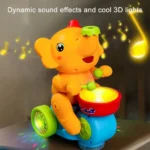 Drumming Circus Elephant Cute Toy 14