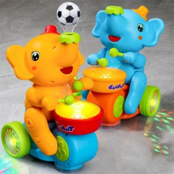 Drumming Circus Elephant Cute Toy 14