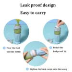 Squeezing Sillicone Bottle Feeding Spoon 1
