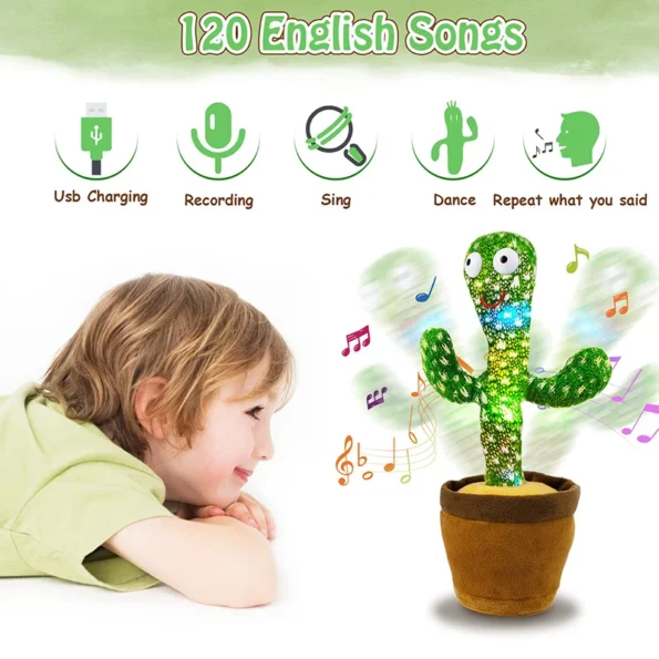 Dancing Cactus Toys Interactive Talking 4